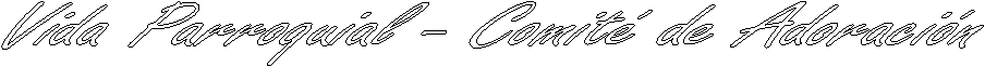 Vida Parroquial - Comit� de Adoraci�n